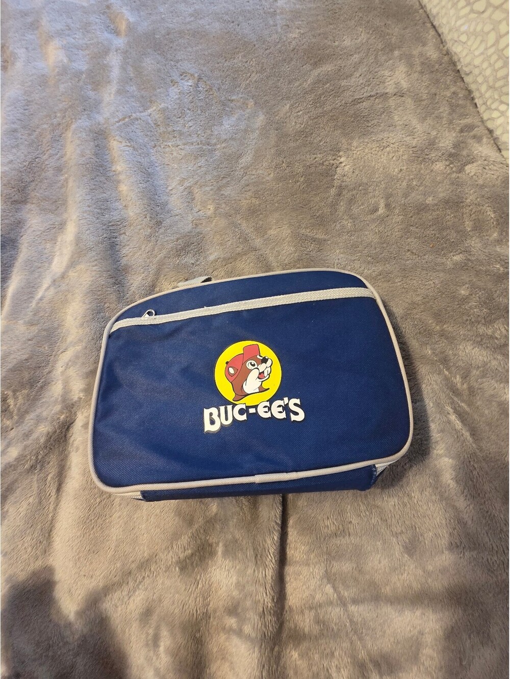 Buc ees Blue Insulated Lunch Bag